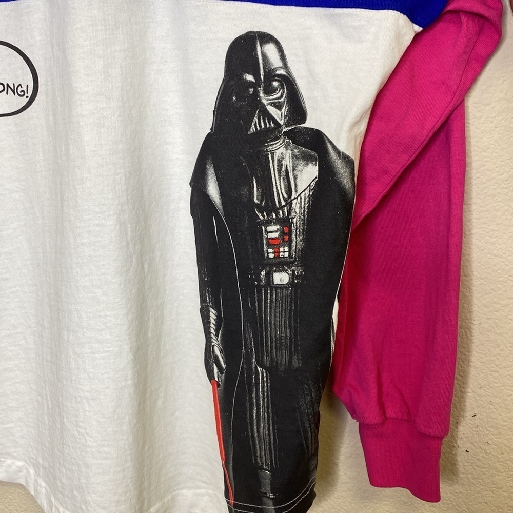 Disney Star Wars SPIRIT JERSEY Vintage Action Figures Colorblock Size Small - Picture 8 of 10
